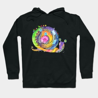 rainbow snail 2 Hoodie